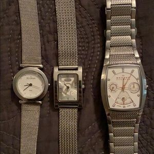 1 skagen watch - 1 pictured on the right
